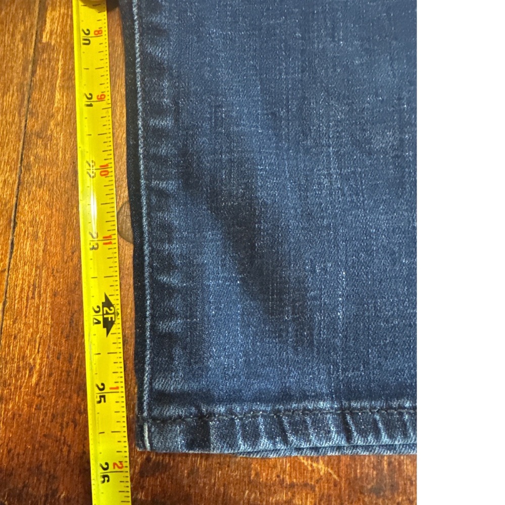 Chico's So Slimming Girlfriend Slim Leg Ankle Jeans Women 14R Dark Wash - Picture 3 of 11